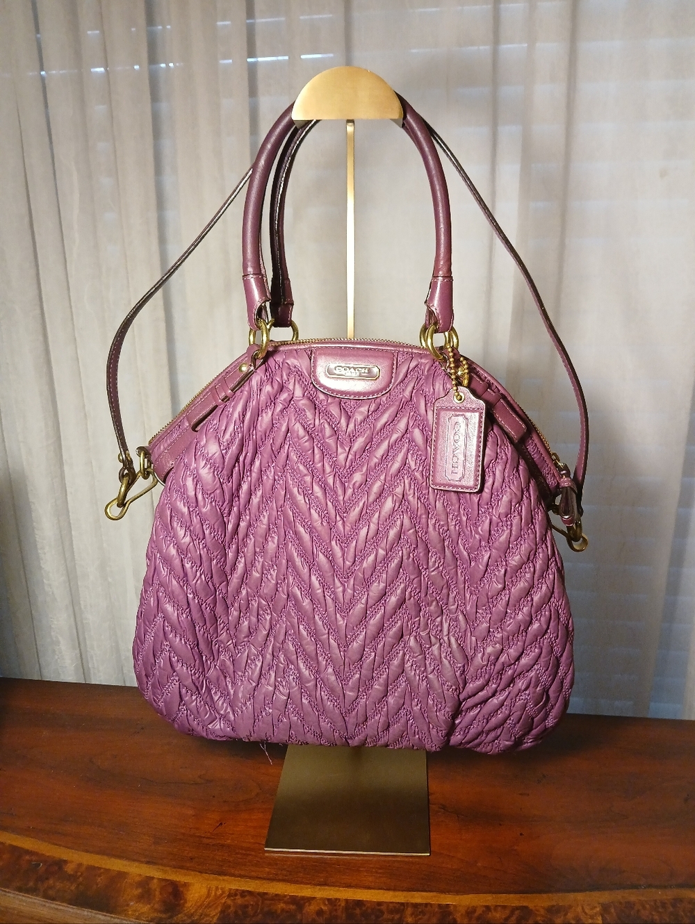 Vintage Coach Lindsey Quilted 70th Anniversary Limited Edition Shoulderbag